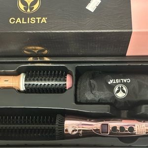 Calista Perfecter Pro Heated Round Brush with GoGo Mini brush ( Rose Gol…